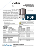 Configuration Sheet Non-Powered Electronic Pulse Transmitter Model