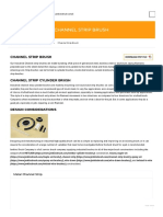 Industrial Channel Strip Brushes