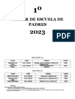 1º Cartel ESCUELA DE PADRES 2023