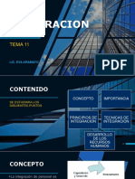 TEMA N°11INTEGRACION de Adm