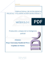 Módulo I: Ii Curso Internacional de Inteligencia Policial Y Planificación Estratégica