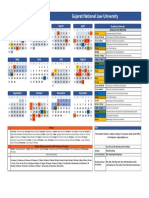 Gujarat National Law University: January February March April