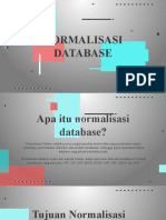 Normalisasi Database