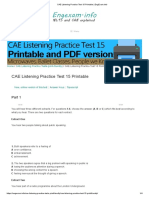 CAE Listening Practice Test 15 Printable - EngExam - Info