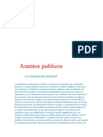 Contaminación ambiental y sus principales problemas