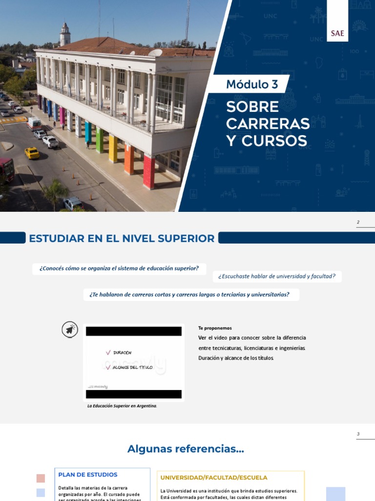 Carreras Cortas y Educación Superior en Argentina | PDF | Educación más ...