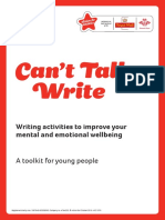 Can't Talk, Write: Writing Activities To Improve Your Mental and Emotional Wellbeing