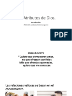 Los Atributos de Dios.: Introducción