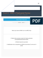 Cours 5 - WISC-V Flashcards by Ariane Dallaire - Brainscape