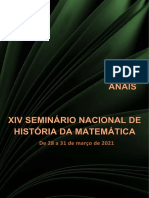 XIV Seminário Nacional de História da Matemática