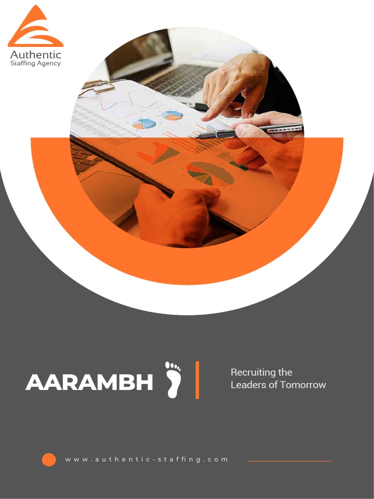 Authentic Staffing Agency Brochure PDF Human Resources Business