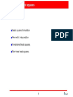 Lecture 4: Least Squares