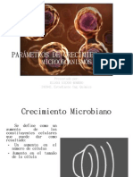 Parámetros de Crecimiento para Microorganismos