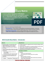 BCG Growth Share Matrix