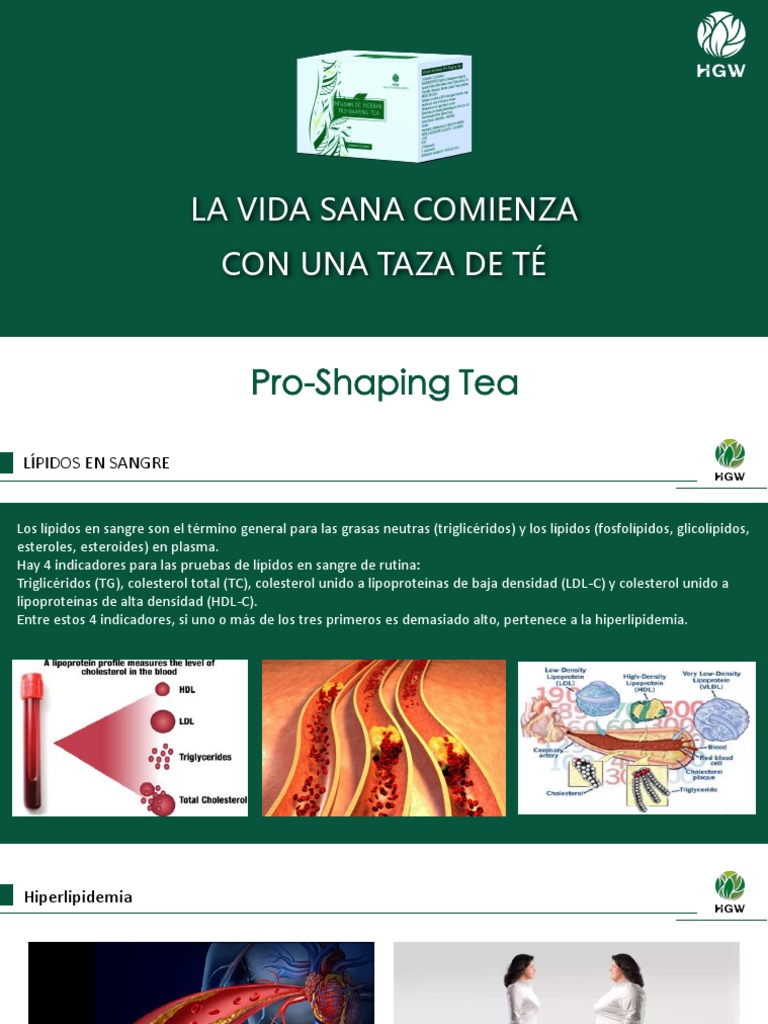 La Vida Sana Comienza Con Una Taza de Té: Pro-Shaping Tea | PDF ...