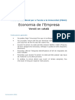 Economia de L'empresa: Versió en Català