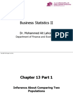 Stat222 Chapter 13 Part 1