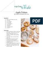 Apple Fritter Recipe