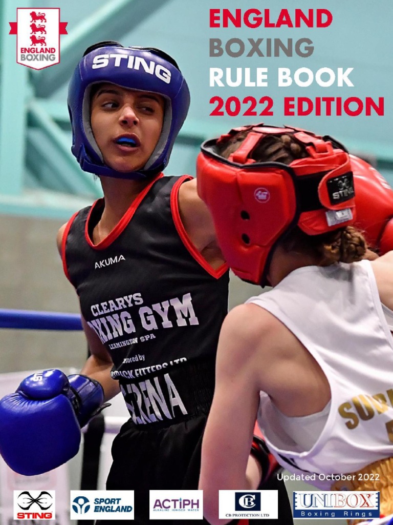 England Boxing Rule Book 2022/2023 | PDF | Mixed Martial Arts | Indoor ...