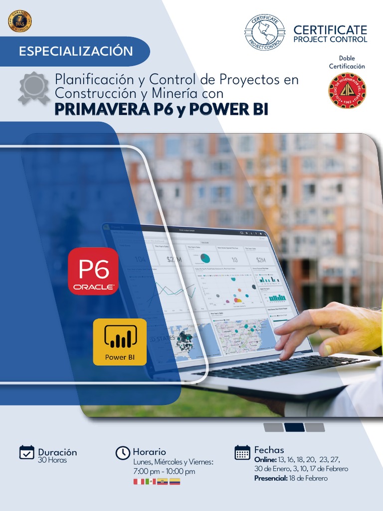 Brochure Planificación Primavera P6 y Power Bi 13 de Enero | PDF ...