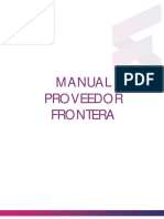 Manual Proveedor Frontera