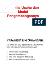 3.2. Merintis Usaha dan Model Pengembangannya