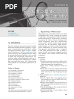 Orthodontics and Pediatric Dentistry