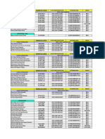 Clinica Operación: Numero de Cuenta Banco #De Tarjeta/Efectivo Interbancaria