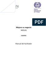 MANUAL DEL FACILITADOR MESUN - COSTOS UNIFICADO