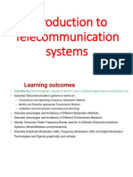 Introduction To Telecommunication Systems