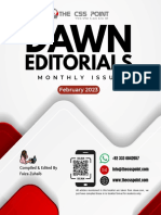 Monthly DAWN Editorials February 2023
