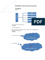 Critérios de divisibilidade, números primos e fatoração