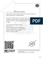 Copia Autorizada Conservador de Bienes Raíces de Quintero: #Certificado 123457376986.-www - Fojas.cl