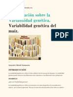 Variabilidad genética del maíz en México: 64 variedades nativas