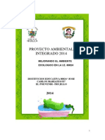 Proyecto ambiental de la I.E. 80824 José Carlos Mariátegui