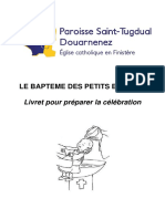 LE BAPTEME DES PETITS ENFANTS - LIVRET POUR PREPARER LA CELEBRATION - 2019 QSC