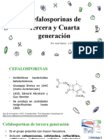 Cefalosporinas de Tercera y Cuarta Generación: Por: Anel Santos 4-839-424