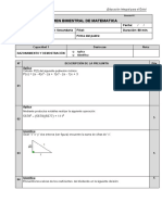 EX BIM - MATEMATICA 3ER AÑO