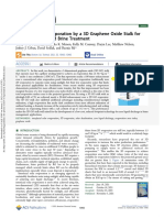 Solar Desalination Graphene Oxide Stalk