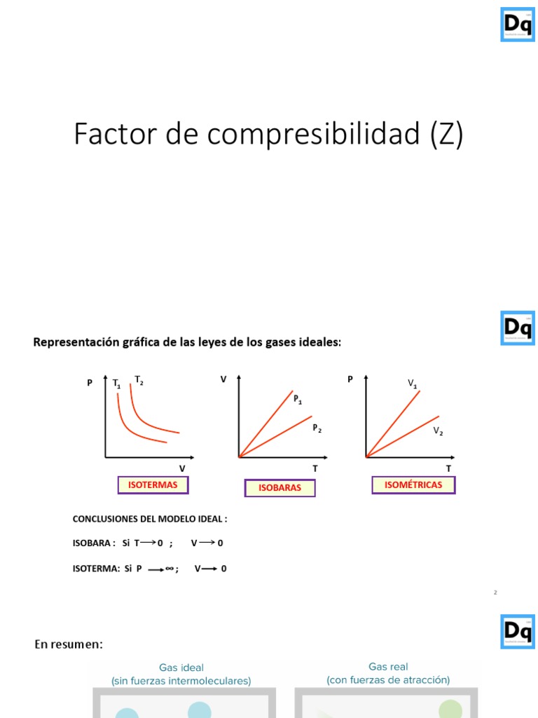 Factor de Compresibilidad de Gases Z | PDF | Gases | Física