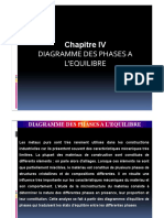 Chapitre IV Diagramme Des Phases A L'Equilibre