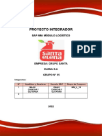 SAP MM: Proyecto integrador Grupo Santa Elena - Ciclo de aprovisionamiento por licitación
