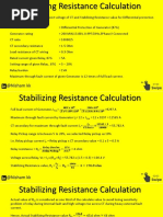 Calculation - Stabilizing Resistance For 87