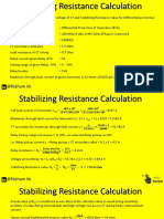 Calculation - Stabilizing Resistance For 87