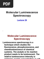 Molecular Luminescence Spectros