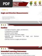 Topic 5:: Angle and Direction Measurements