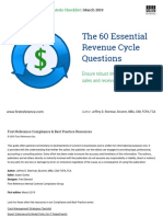 60 Essential Questions Revenue Cycle