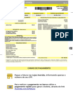 Canais de Pagamento Pague A Fatura Nas Lojas Avenida, Informando Apenas o Número Do Seu CPF