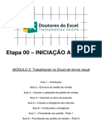 Criando um pedido de vendas no Excel