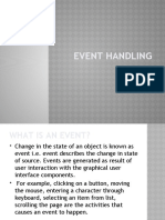 Event Handling